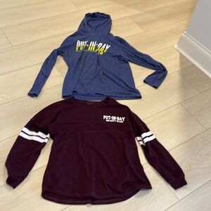 Two women’s Put-in-bay Ohio shirts